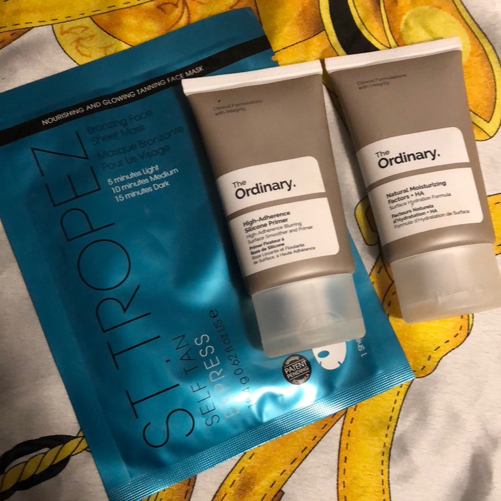 The Ordinary skincare & St. Tropez bundle!